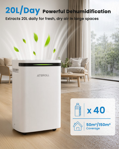 Ateroll 20l day dehumidifier - ateroll,